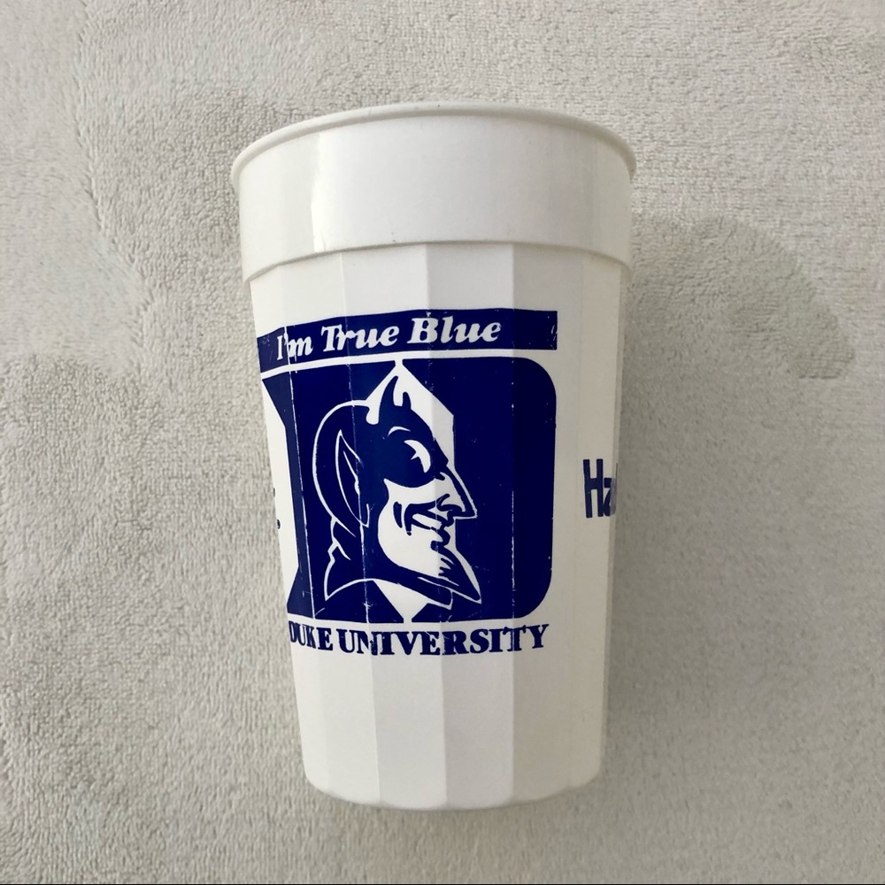 90’s Vintage Hardee's Duke True Blue Plastic Cup